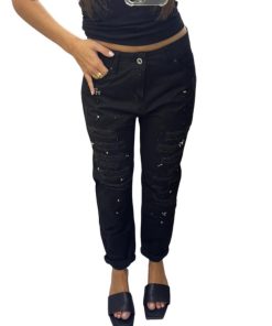 Abbigliamento Donna Carles Show | Pantaloni P21 Nero