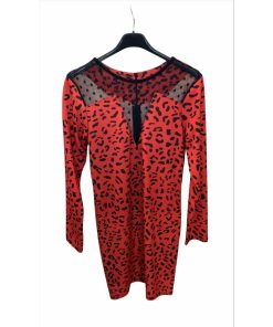 Abbigliamento Donna Carles Show | Vestito 61 Rosso/Nero