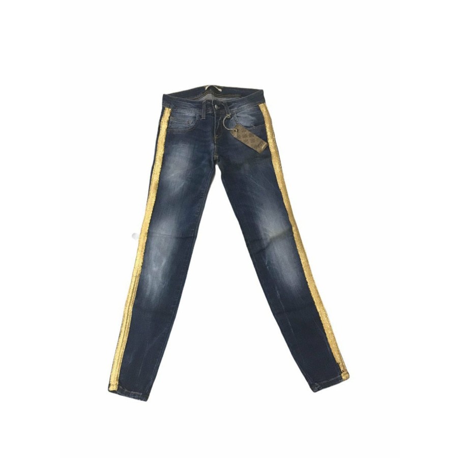 Abbigliamento Donna DEJAMY | Jeans Bordo Oro C-3 Blu