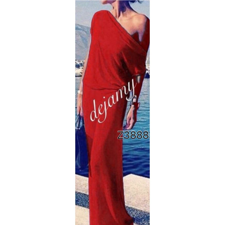 Abbigliamento Donna DEJAMY | Abito Lungo 61 Rosso