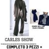 Abbigliamento Donna Carles Show | Dejamy - Completo Cardigan A Mantella, Maglia E Pantaloni "Danny" + Sciarpa C3/C5