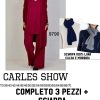 Abbigliamento Donna Carles Show | Completo Cardigan, Maglia E Pantaloni + Sciarpa "Vitty" X5-F3/0-11