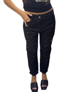 Abbigliamento Donna Carles Show | Pantaloni P21 Nero