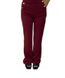 Abbigliamento Donna Carles Show | Pantalone 129 Bordeaux