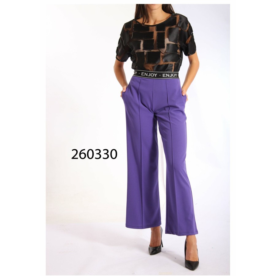 Abbigliamento Donna DEJAMY | Pantalone 44 Viola