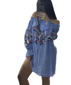 Abbigliamento Donna Carles Show | Vestito 60 Azzurro