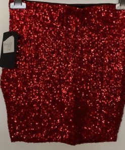 Abbigliamento Donna Carles Show | Gonna Nc13 Rosso