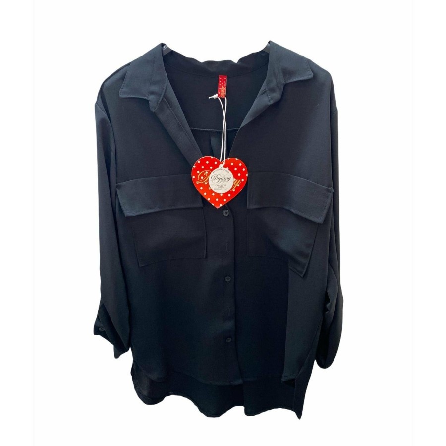 Abbigliamento Donna DEJAMY | Camicia Sc83/141 Nero