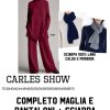 Abbigliamento Donna Carles Show | Dejamy - Completo Maglia E Pantaloni + Sciarpa "Anna" F1-F2- F0