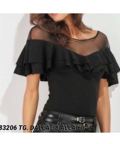 Abbigliamento Donna Dejamy | Maglia Con Dettaglio Trasparenze F7- 4/6