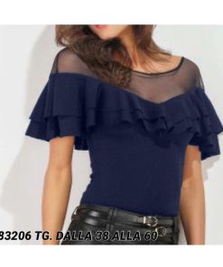 Abbigliamento Donna Dejamy | Maglia Con Dettaglio Trasparenze F7- 4/6