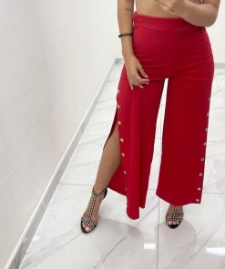 Abbigliamento Donna Carles Show | Pantalone S13 Rosso