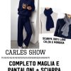 Abbigliamento Donna Carles Show | Completo Maglia E Pantaloni + Sciarpa